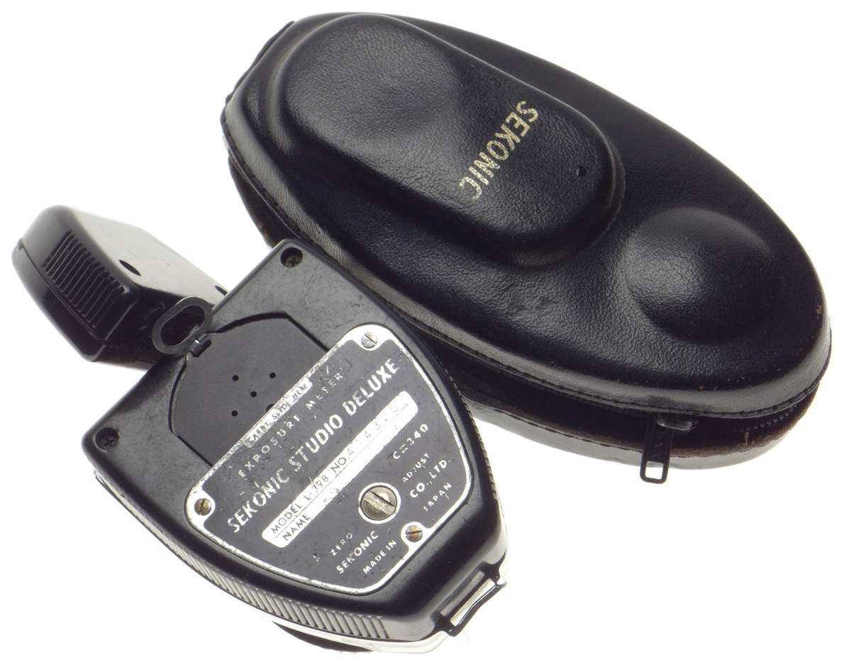 Sekonic Studio Deluxe vintage light exposure meter cased working