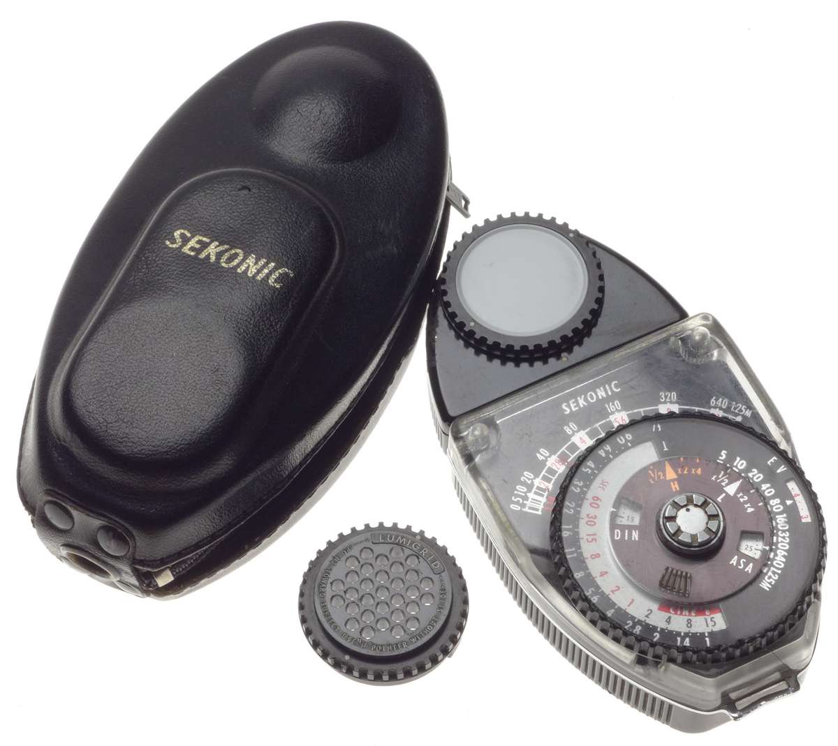 Sekonic Studio Deluxe vintage light exposure meter cased working