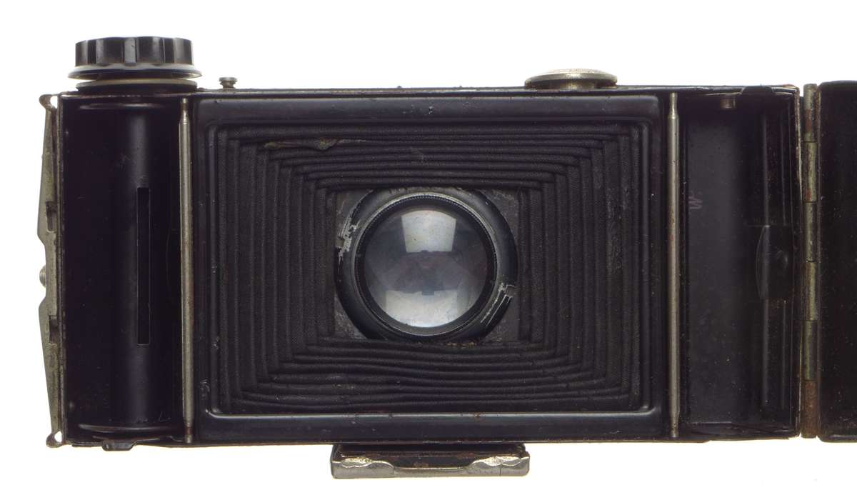 Vintage folding bellows camera PIFAX Rodenstock 3.8 105mm Anastigmat lens