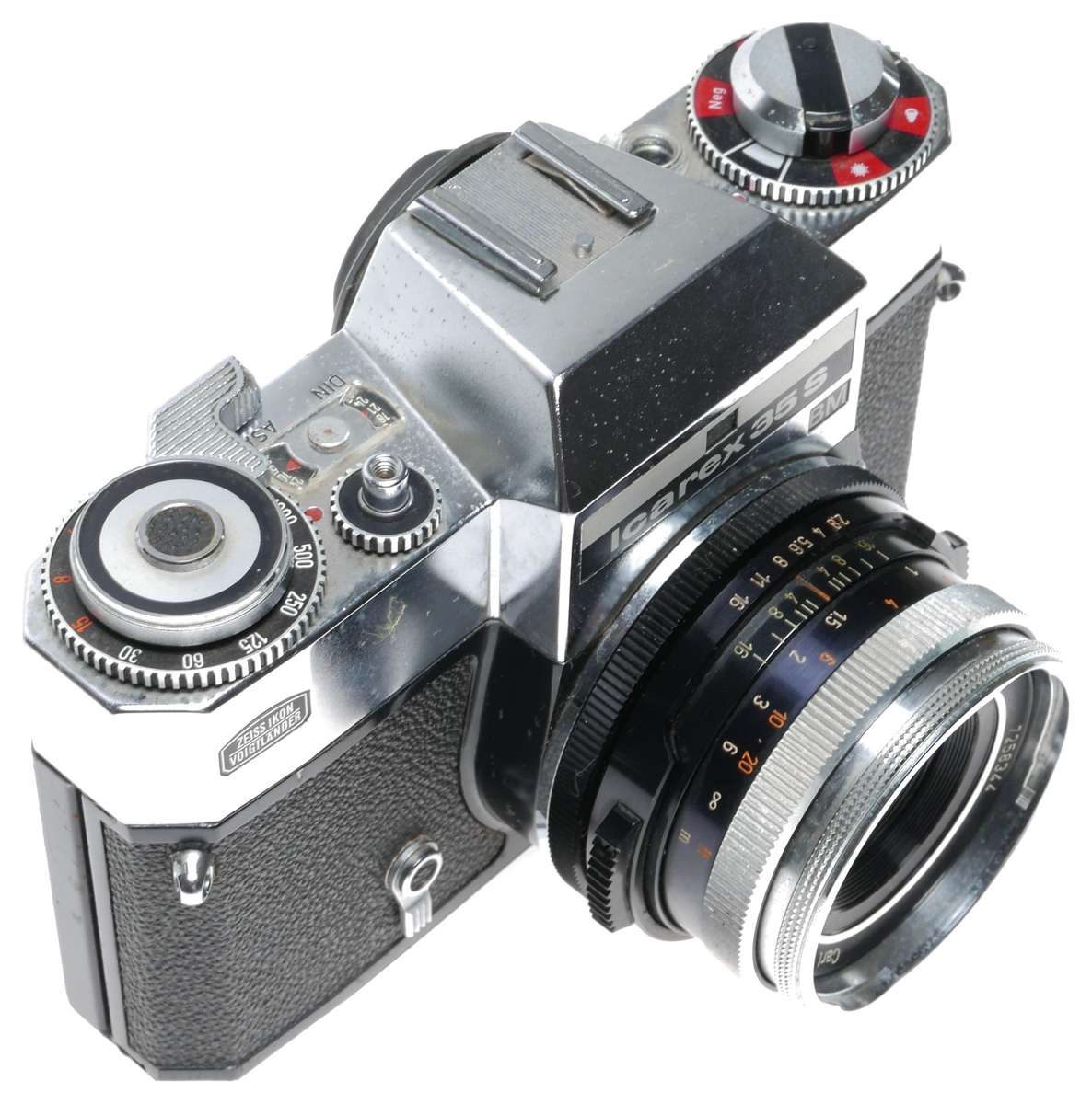Icarex 35 S Zeiss camera BM Tessar 2.8/50 Voigtlander
