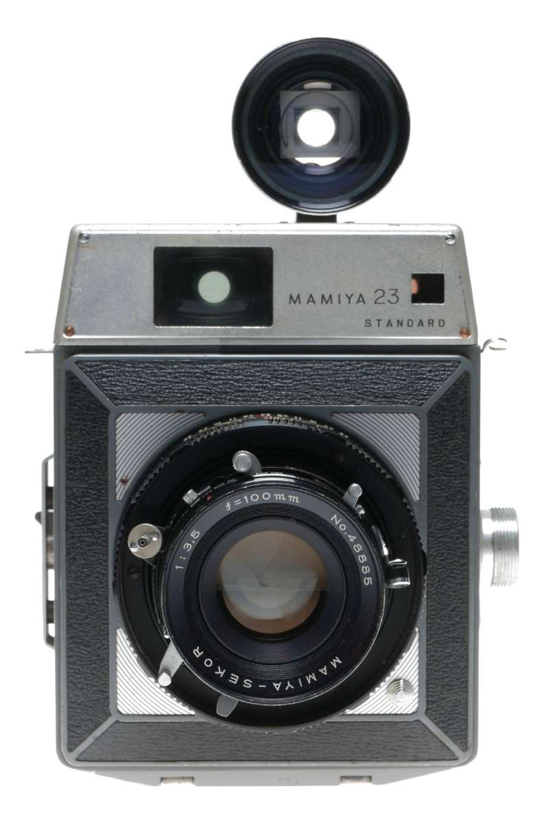 6x9 Mamiya-Press 23 vintage film camera set 3.5/100mm lens grip finder