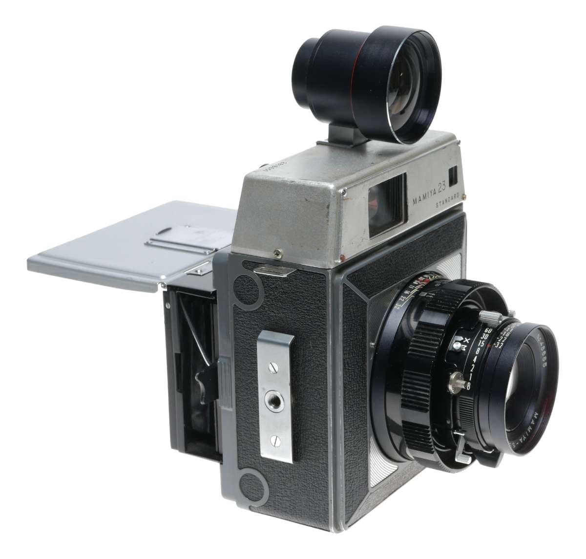 6x9 Mamiya-Press 23 vintage film camera set 3.5/100mm lens grip finder