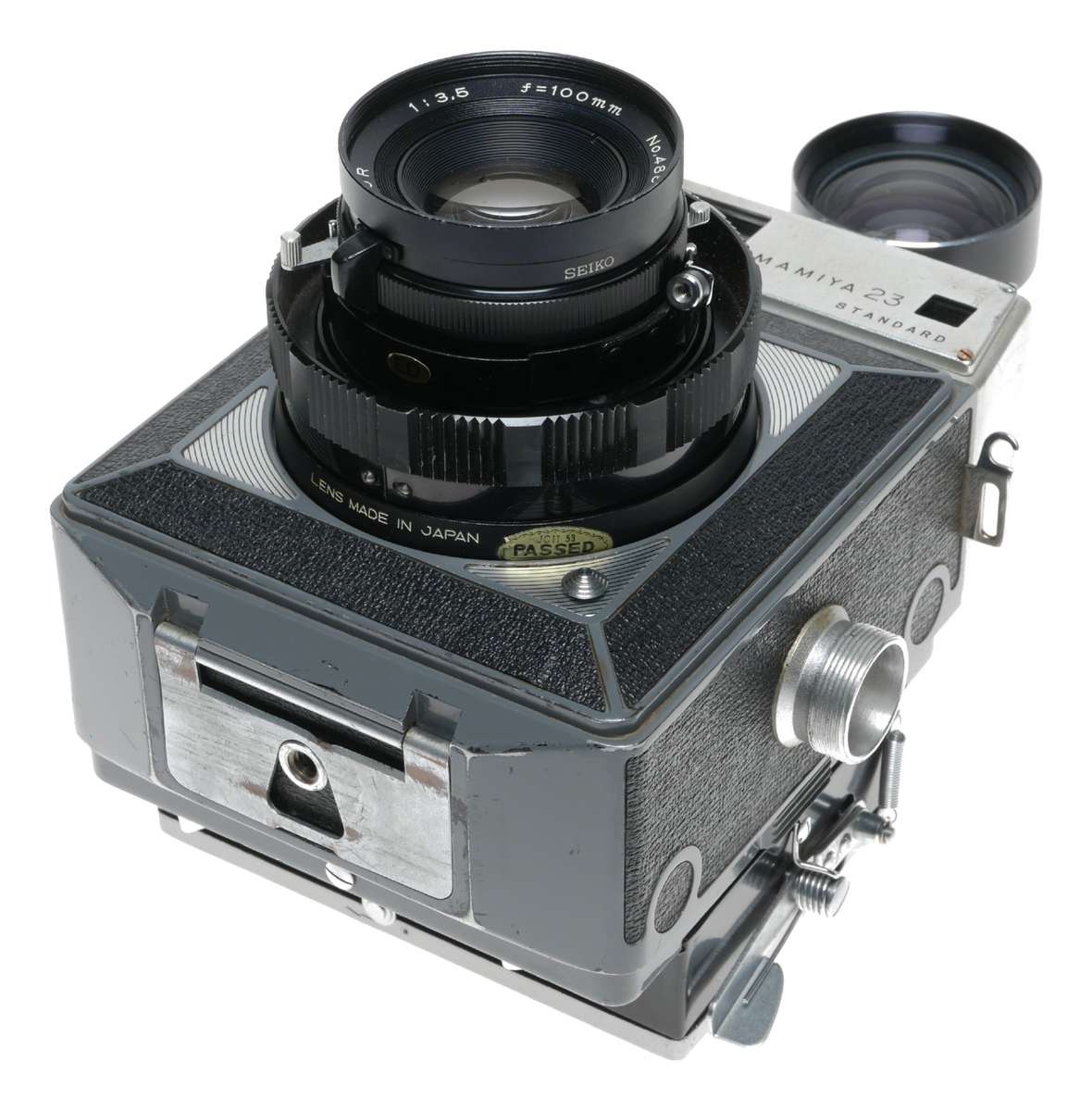 6x9 Mamiya-Press 23 vintage film camera set 3.5/100mm lens grip finder