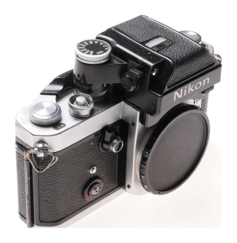Nikon F2 vintage SLR film camera used body with strap