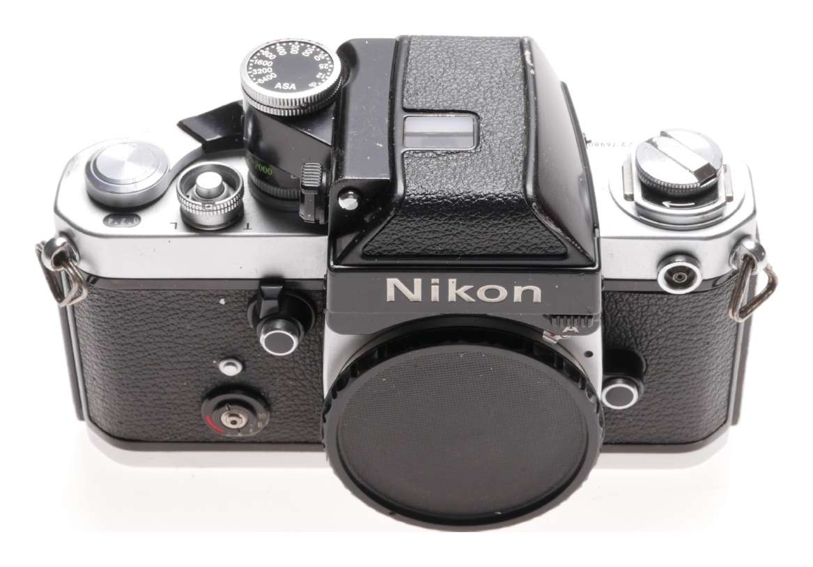 Nikon F2 vintage SLR film camera used body with strap
