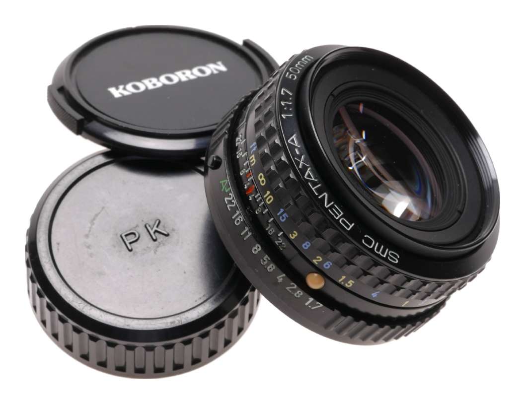 Pentax-A SMC 1:1.7 50mm SLR classic camera lens 1.7/50