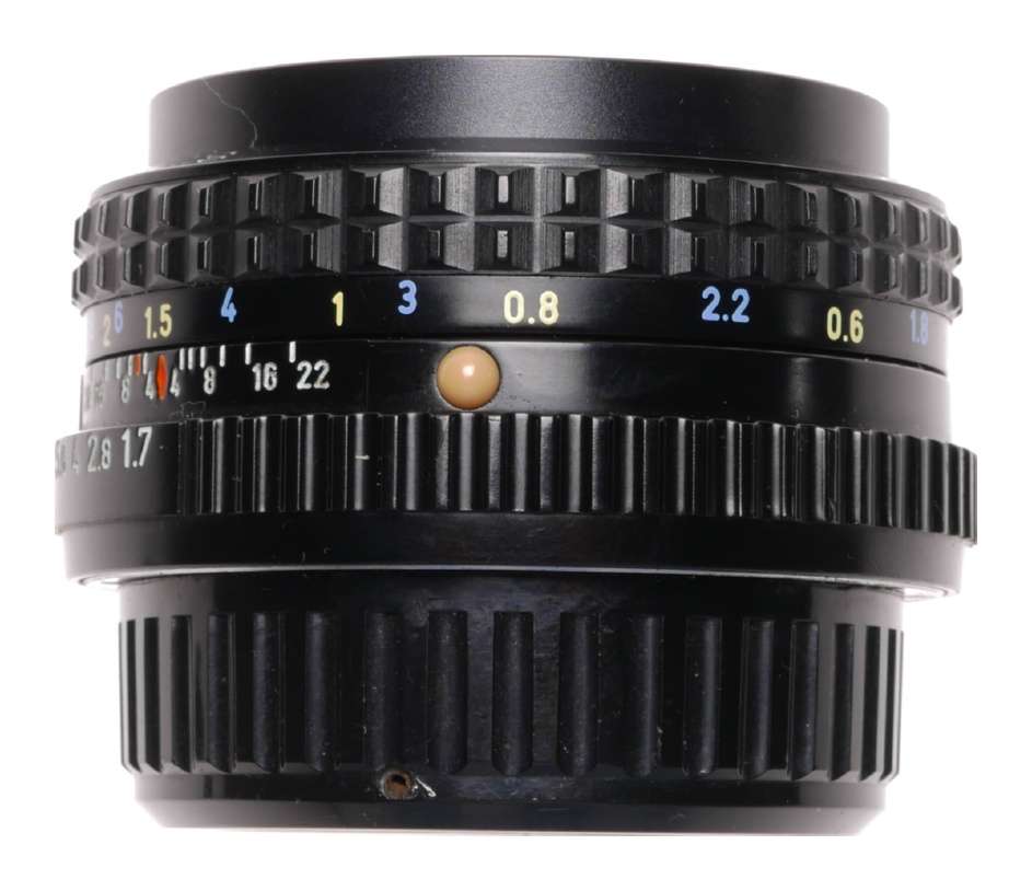 Pentax-A SMC 1:1.7 50mm SLR classic camera lens 1.7/50