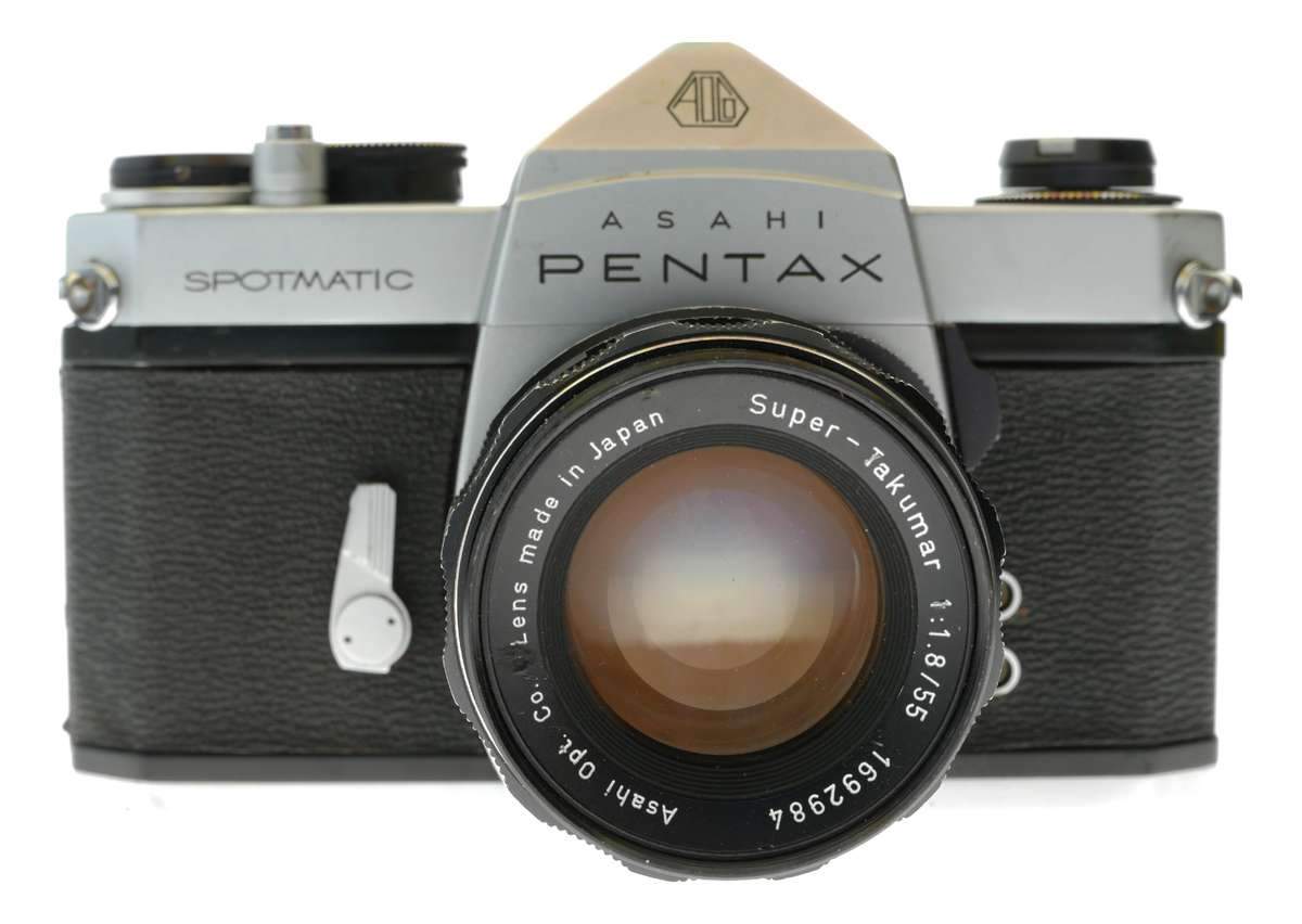 Pentax Spotmatic SP 35mm film SLR camera Asahi Super-Takumar 1:1.8/55