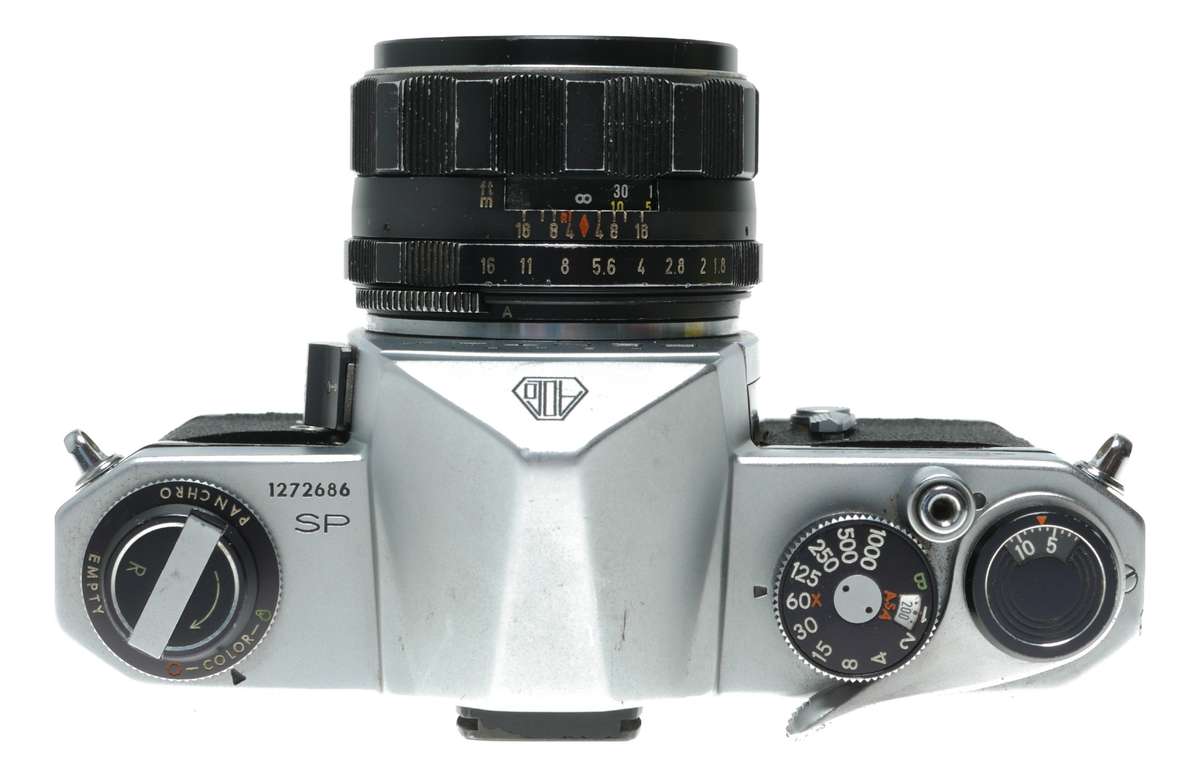 Pentax Spotmatic SP 35mm film SLR camera Asahi Super-Takumar 1:1.8/55