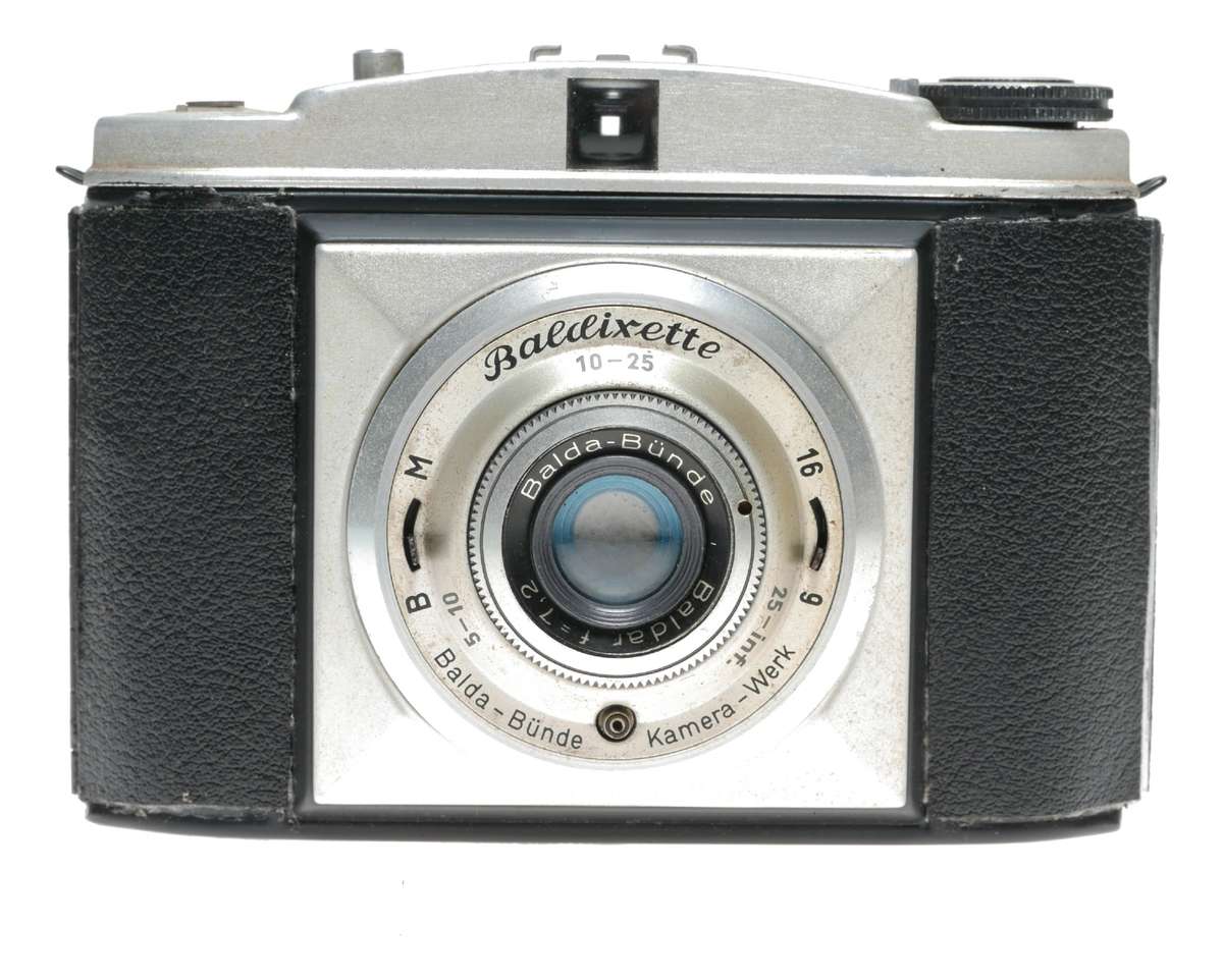 Balda Baldixette 120 Film 6x6 Viewfinder Camera Baldar f=7.2cm