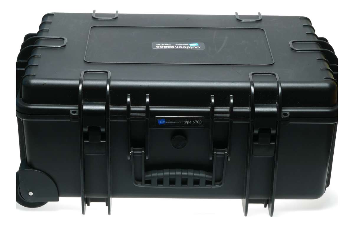 B&W Type 6700 Hard Case Wheeled Waterproof Dustproof Black