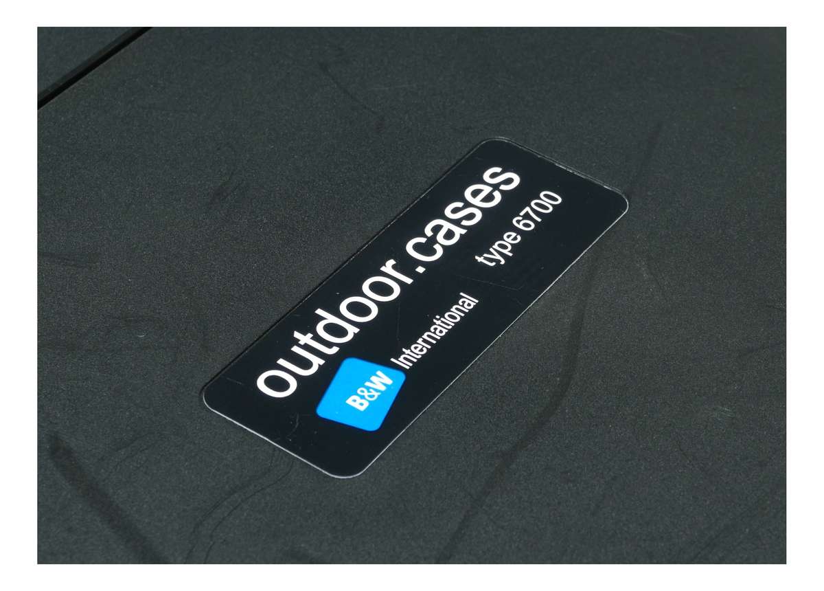 B&W Type 6700 Hard Case Wheeled Waterproof Dustproof Black