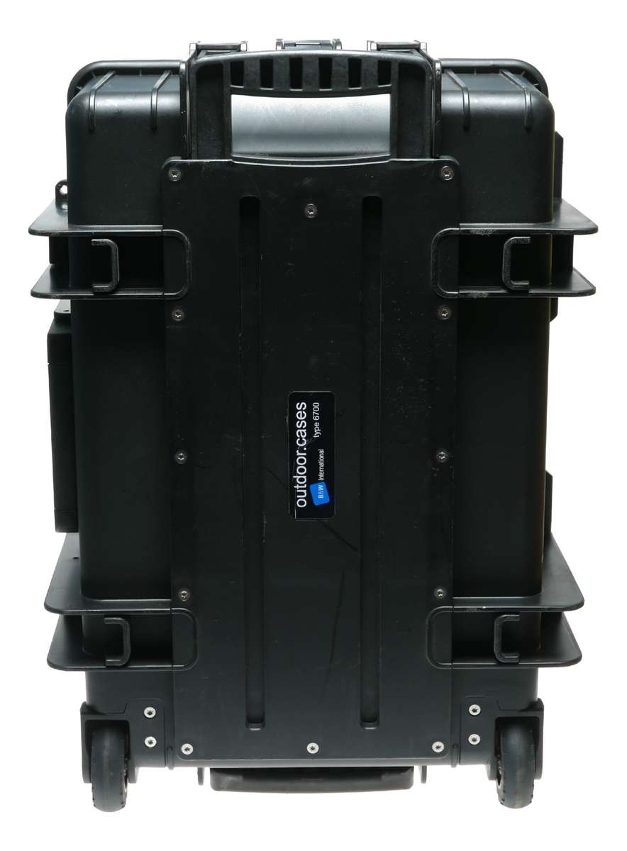 B&W Type 6700 Hard Case Wheeled Waterproof Dustproof Black