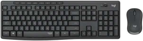 Logitech MK295 Black Silent Wireless Keyboard & Mouse Combo