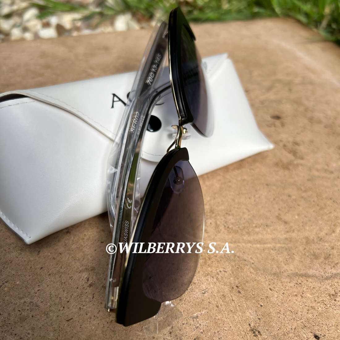 rrp R3999.00 AQUASWISS Womens Seren Cat Eye Gradient Lens Sunglasses **100% AUTHENTIC, NEW!!