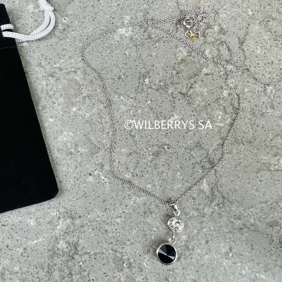 last left!! R2950.00 BRITISH JEWELLERS Allure Pendant in Amethyst, with Crystals from Swarorovski