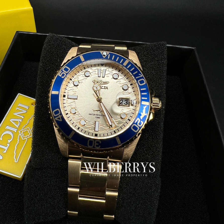 amazing!!** Retail: R5,999.00 INVICTA Women`s Gold Hammerhead Urchin Lady 38mm Gold/Champagne  new