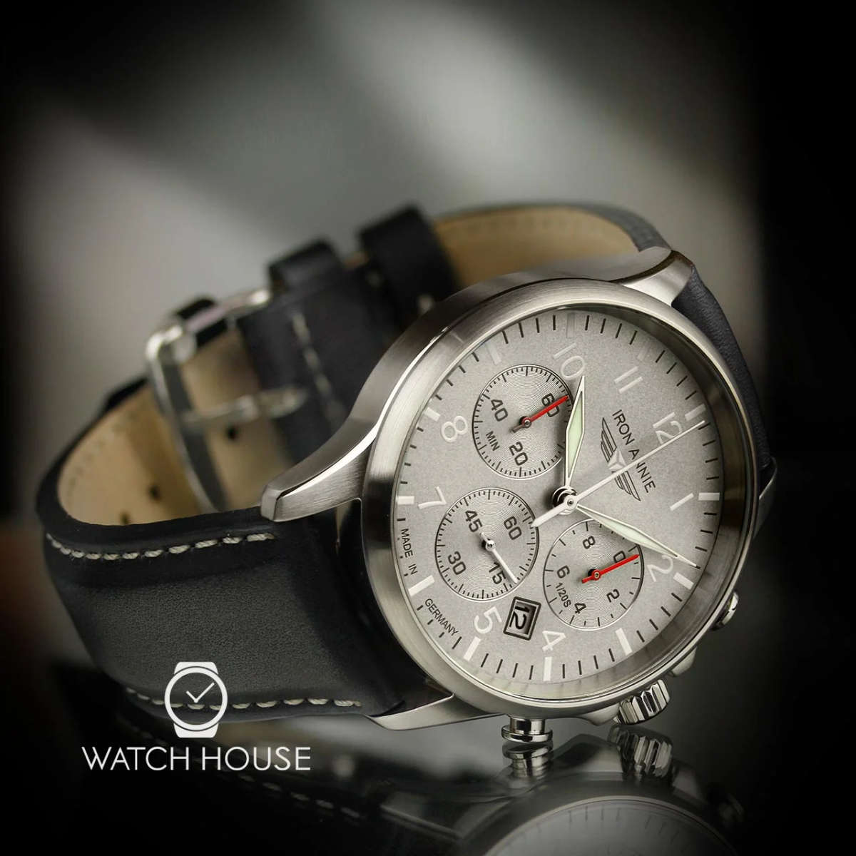 30 courier!! wow rrp R7,900.00!! IRON ANNIE Men`s CAPTAINS LINE Chronograph Watch BRAND NEW