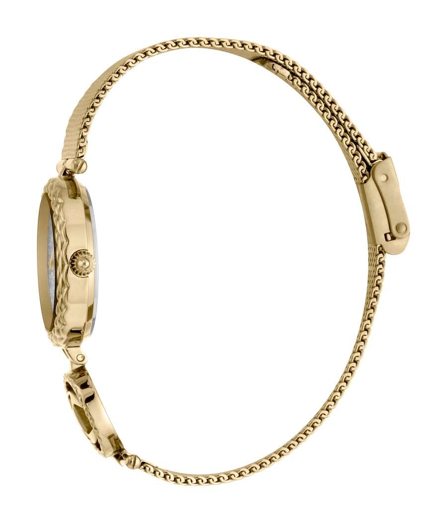 must see!!*** R7,000.00 ROBERO CAVALLI Women`s Changi Glitter Gold Milanese Watch GENUINE