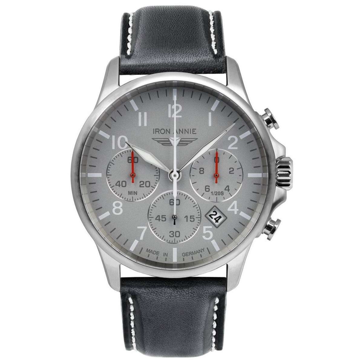 30 courier!! wow rrp R7,900.00!! IRON ANNIE Men`s CAPTAINS LINE Chronograph Watch BRAND NEW