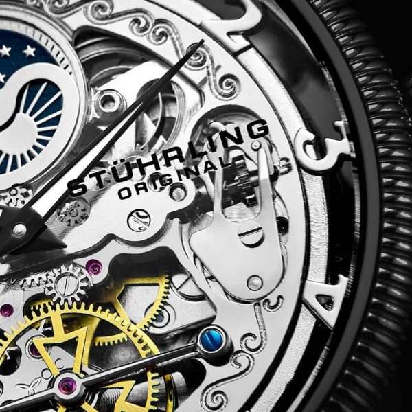 **incredible** R12,000.00 Stuhrling Original Men`s Symphony DT Emperor AUTOMATIC 21,600 V.P.H Watch