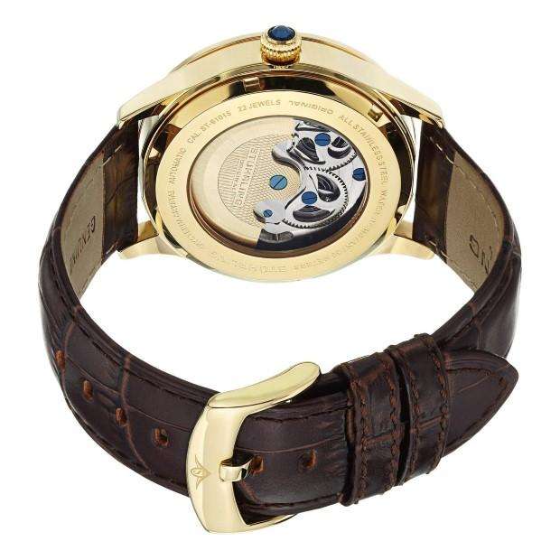 wow retails@ R8,999.00 STUHRLING ORIGINAL® Men`s Emperors AUTOMATIC Reserve Leather Watch NEW