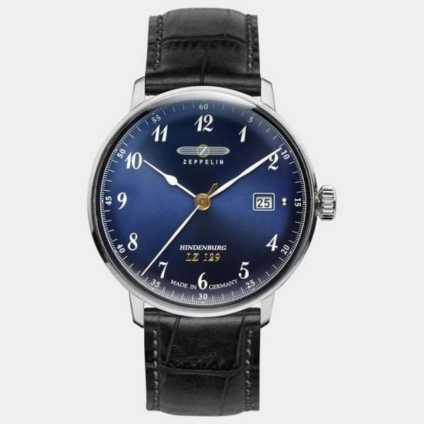 rare!! Retail: R6,000.00 ZEPPELIN Germany Men`s Classic Oceanic Flight Blue LZ129 Hindenburg Watch