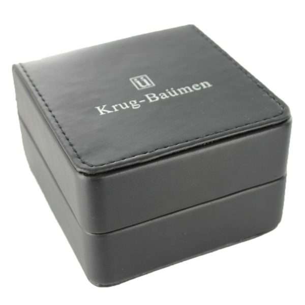 MUST SEE!! Krug Baumen Women`s Regatta 4X Genuine Diamond Black Dial Two Tone Watch BRAND NEW