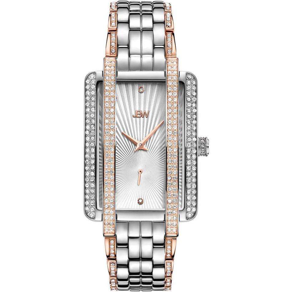 **real diamonds** R12,999.00 JBW WOMEN`S DIAMOND AND FANNED DIAL MINK WATCH BRAND NEW IN BOX