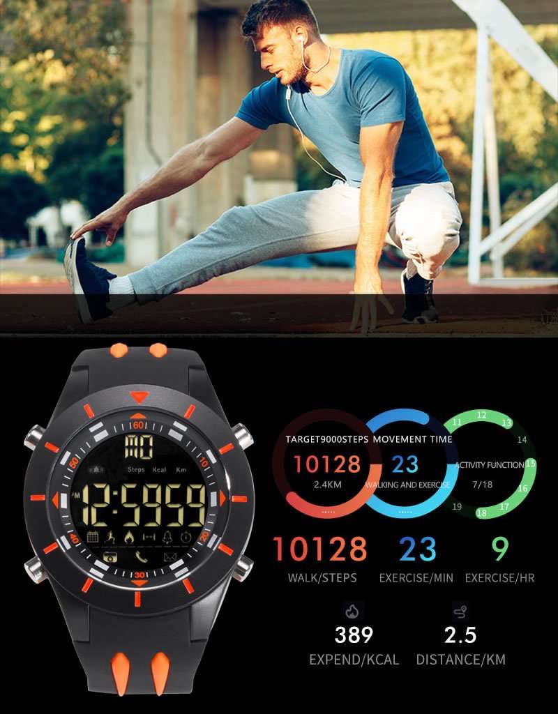 SMAEL Shock Proof Military Bluetooth S-Shock Coffee **BRAND NEW**