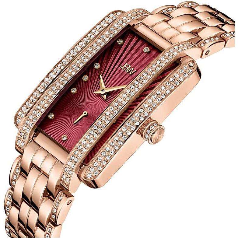 **real diamonds** R12,999.00 JBW WOMEN`S DIAMOND AND 18k ROSE GOLD pl. MINK WATCH BRAND NEW IN BOX