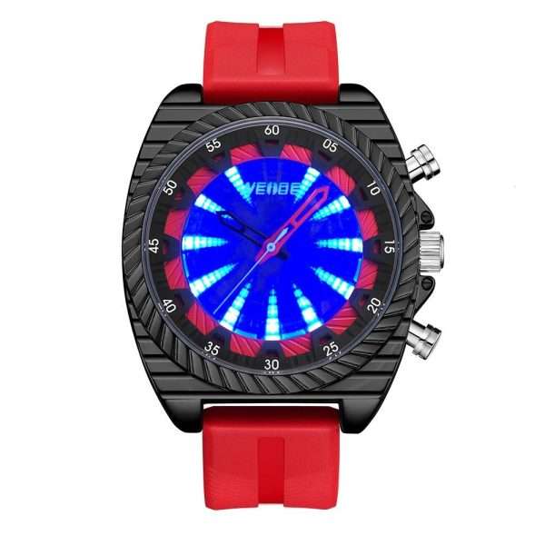 must seeRetail: R2499.00 WEIDE Men`s 3D!!! Flash UV Black Light Up Watch BRAND NEW official SA store