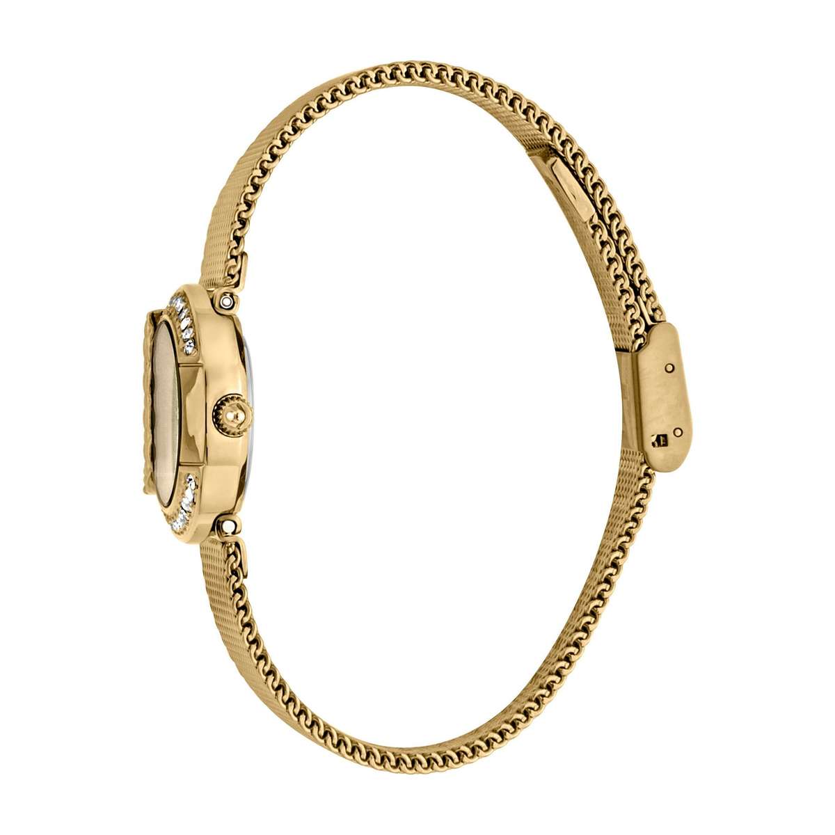 omg!!*** R7,000.00 ROBERO CAVALLI Women`s Jungle Fever Steel Milanese Zirconia Gold Watch GENUINE