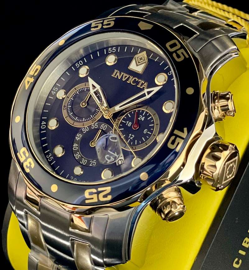 Retail: R9,999.00 INVICTA MEN`S COLOSSUS THICK HEAVY TWO TONE WATCH BRAND NEW