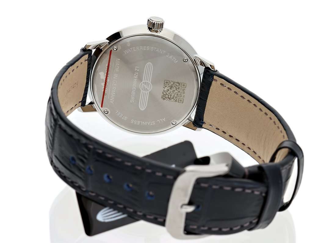 rare!! Retail: R6,000.00 ZEPPELIN Germany Men`s Classic Oceanic Flight Blue LZ129 Hindenburg Watch