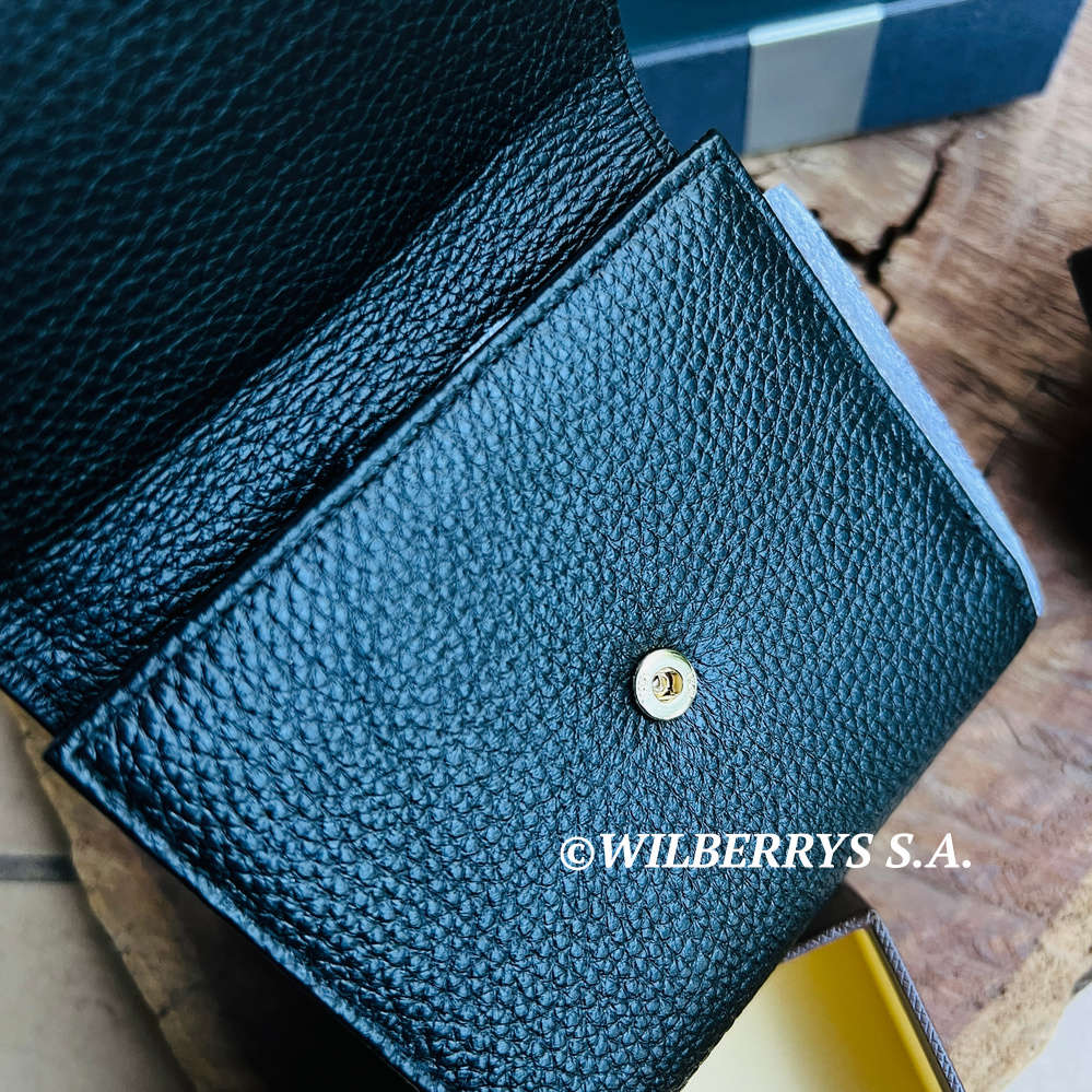 R30 shipping!! Retail: R3499.00 Tom and Fred London® Celtic Genuine Leather Purse BLACK -- NEW