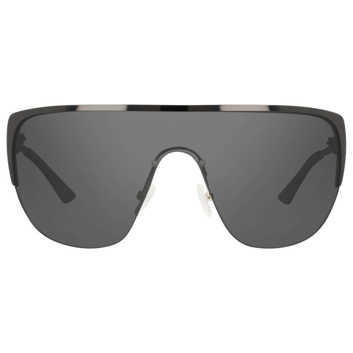 must see!! PRIVE REVAUX JANET x Olivia Culpo / Caviar Black Oversized Shield Sunglasses *GENUINE*