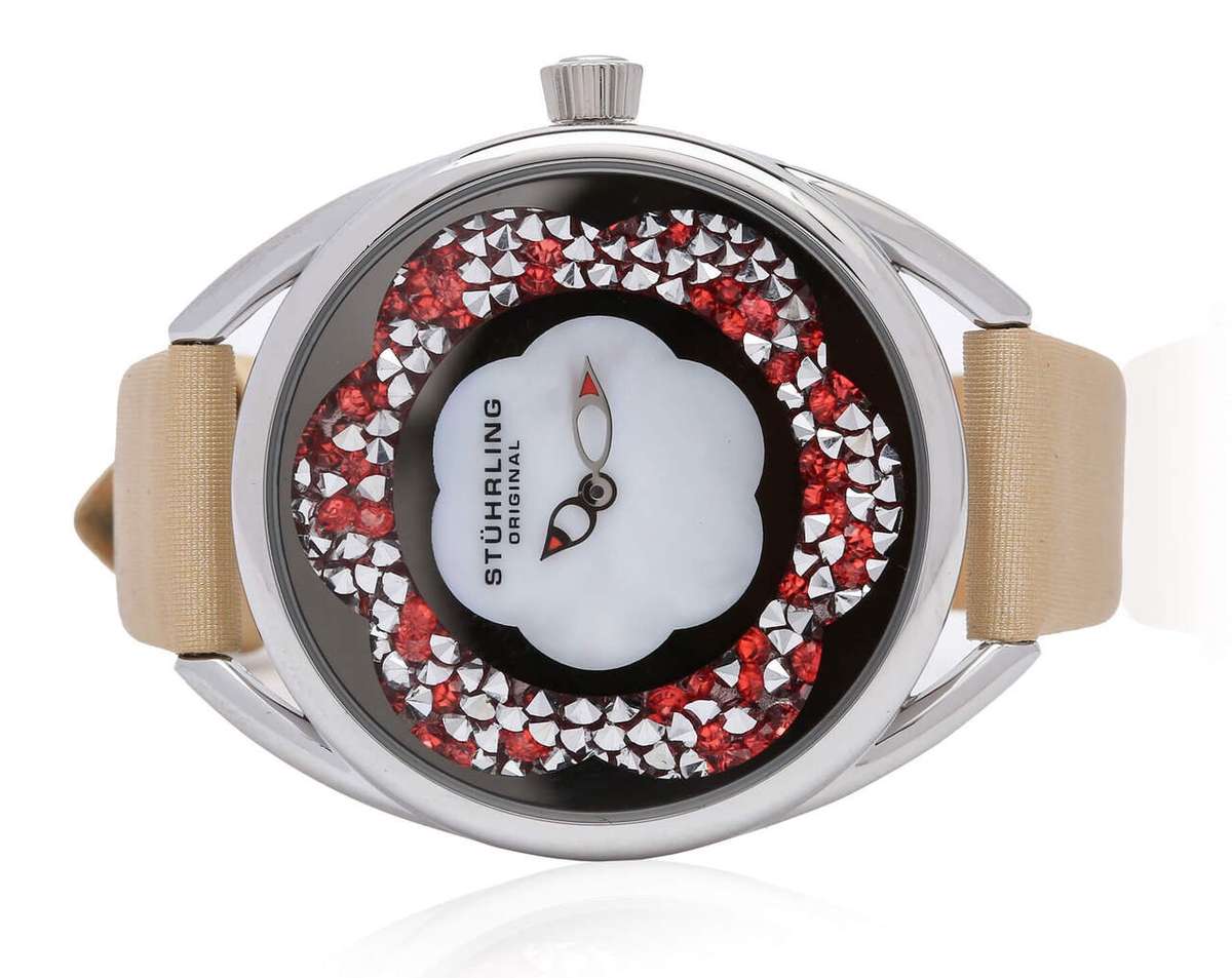 must see!! R6,999.00 STUHRLING ORIGINAL® Women`s FLORAL BLING Watch BRAND NEW