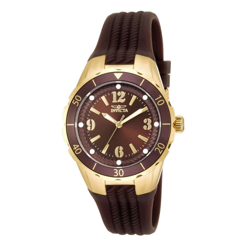 **beautiful** R5,999.00 INVICTA Women`s SPORT Brown Gold Silicone Watch BRAND NEW