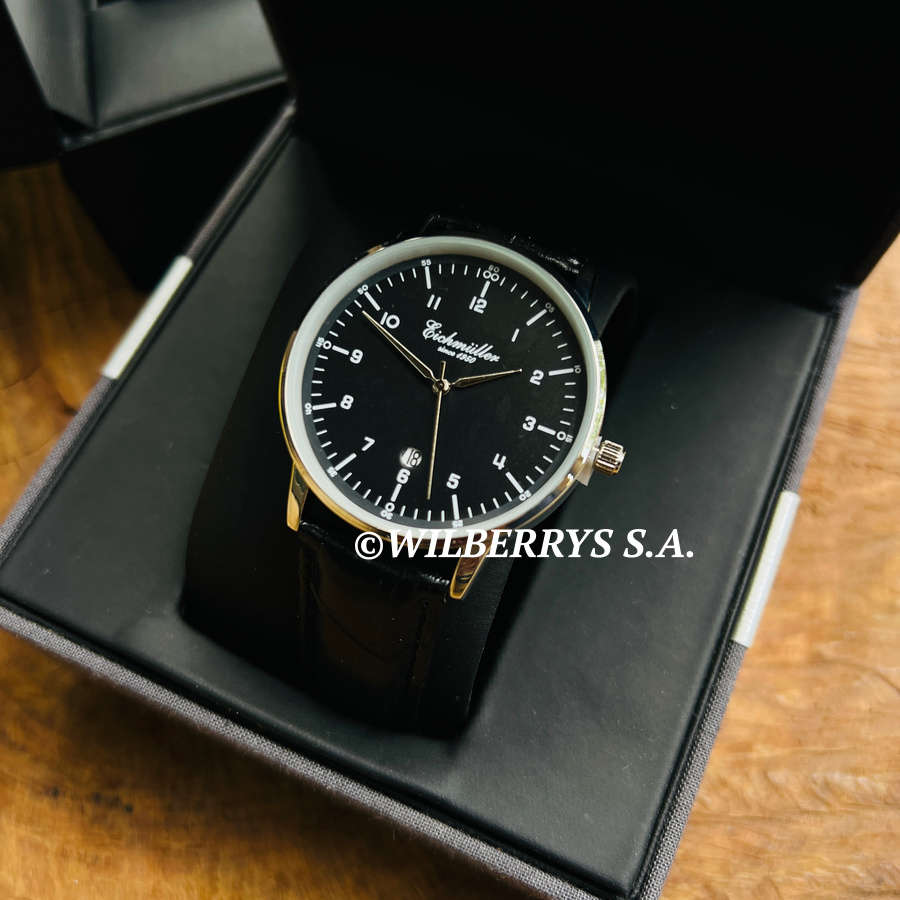 rrp R4,000.00 EICHMULLER GERMANY since 1950 Men`s Classic 40mm Easy Read Watch Genuine Leather Watch