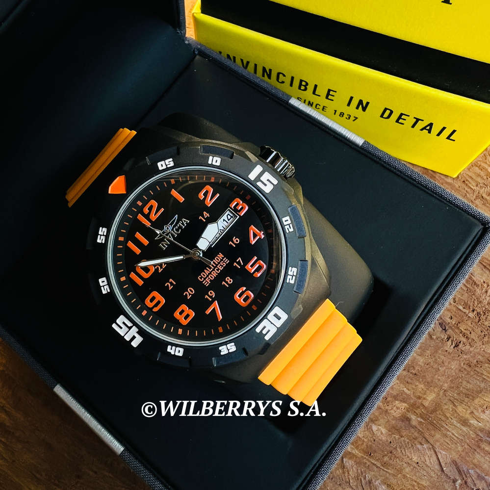 wow!! rrp R5,999.00 INVICTA MEN`S Military Coalition Force Orange ABS 45mm Watch BRAND NEW