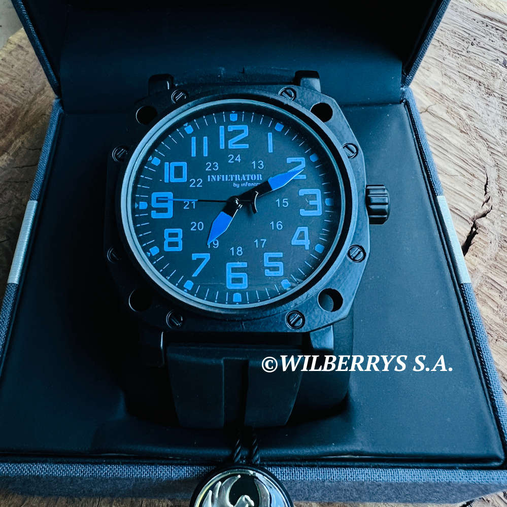 Retail: R2,999.00 INFANTRY MILITARY CO. HAWK 2.0 Silicone Infiltrator Watch BRAND NEW IN BOX