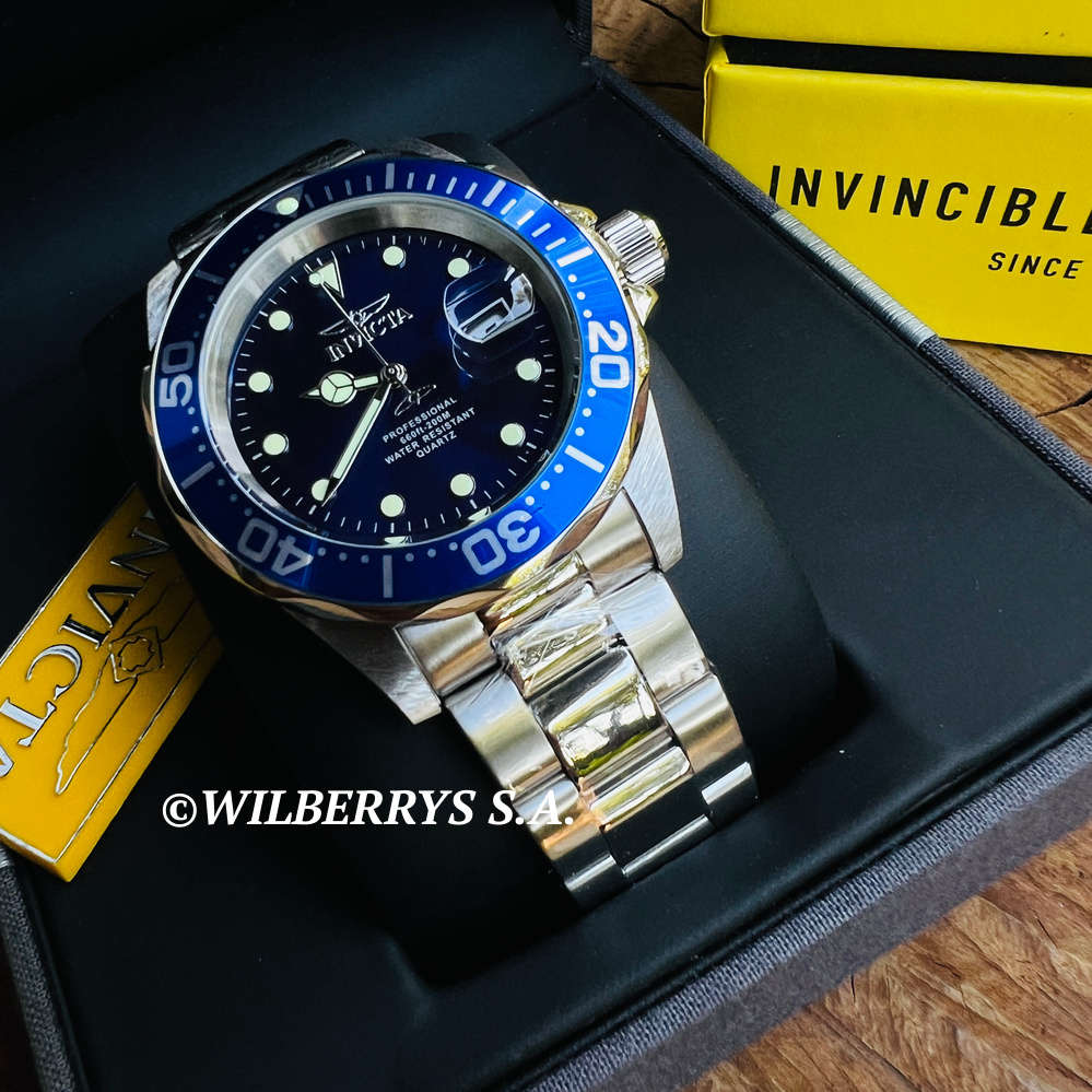 wow!! rrp R5,999.00 INVICTA MEN`S Sea Urchin Smurf Blue 200m Dive Watch BRAND NEW