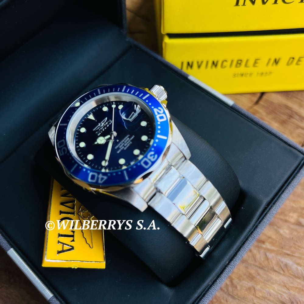 wow!! rrp R5,999.00 INVICTA MEN`S Sea Urchin Smurf Blue 200m Dive Watch BRAND NEW