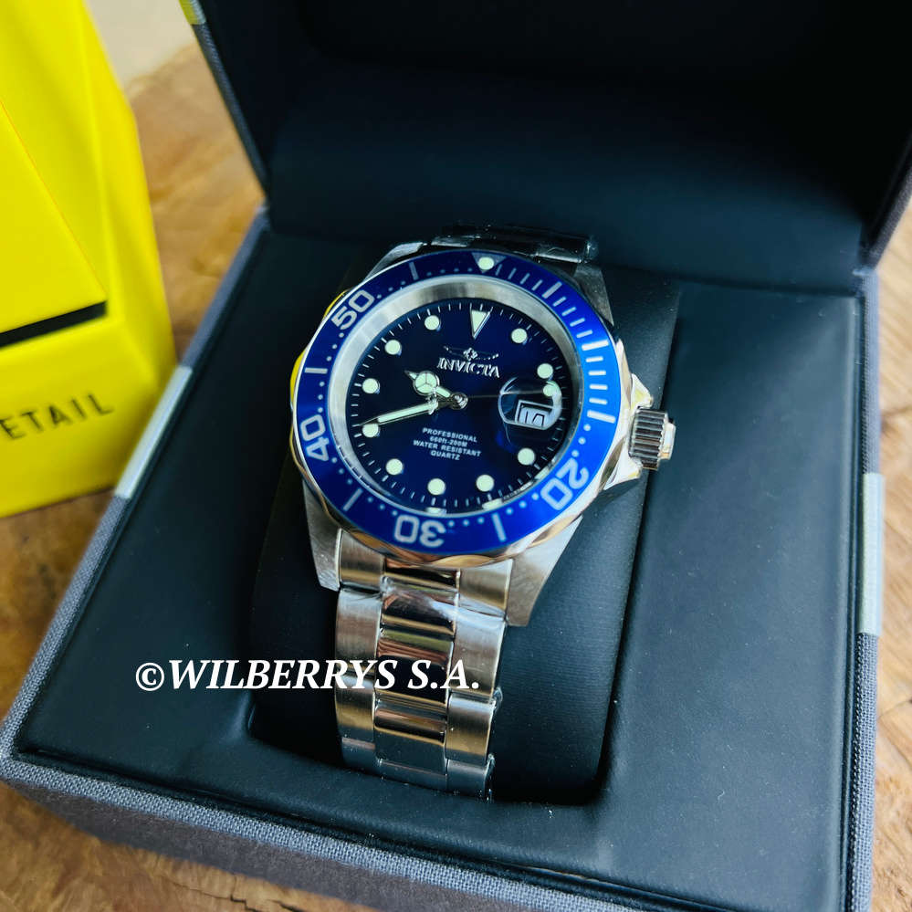 wow!! rrp R5,999.00 INVICTA MEN`S Sea Urchin Smurf Blue 200m Dive Watch BRAND NEW