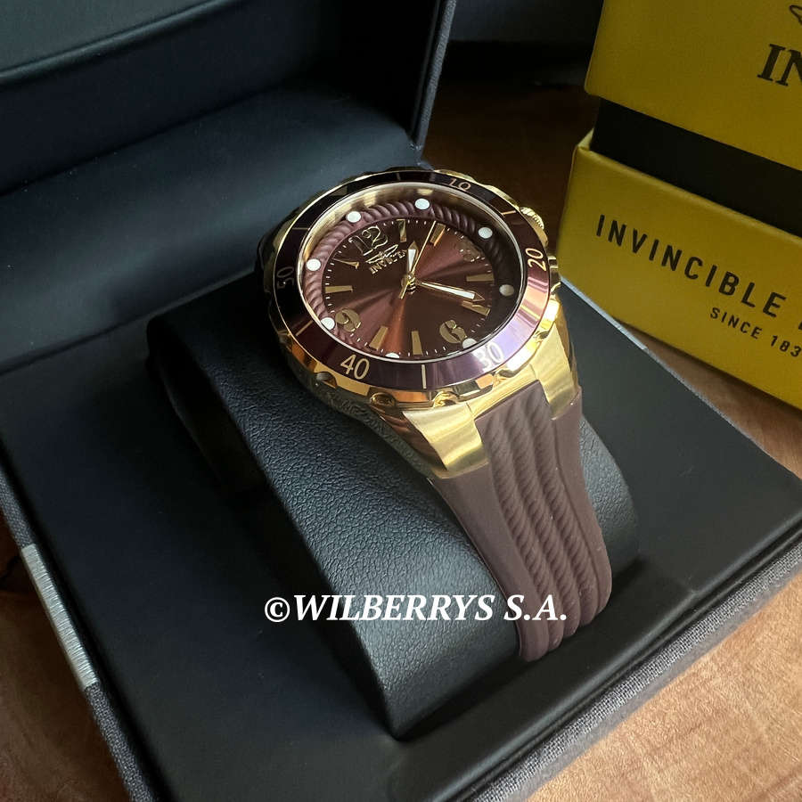 **beautiful** R5,999.00 INVICTA Women`s SPORT Brown Gold Silicone Watch BRAND NEW