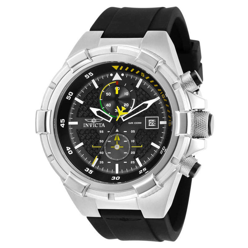 omg!! rrp R7,999.00 INVICTA MEN`S FLIGHT INSTRUMENT 51mm BLACK / SILVER CARBON Watch BRAND NEW