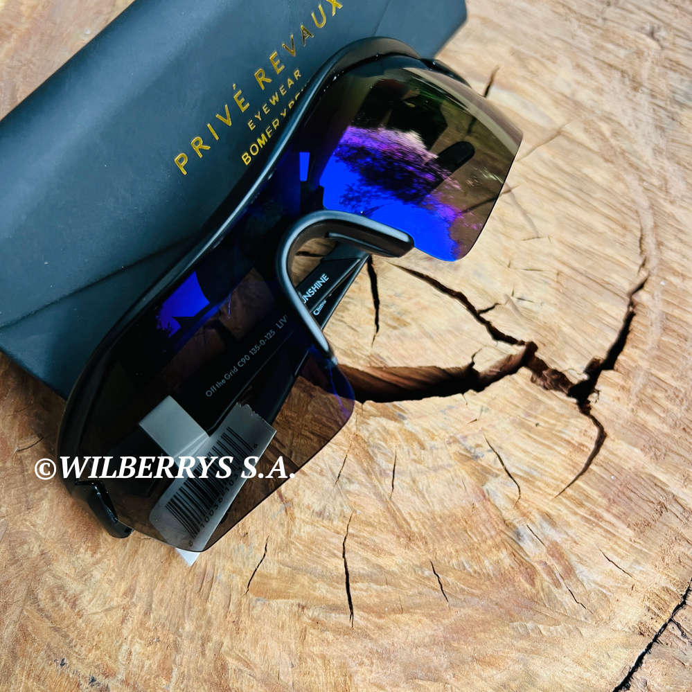 MUST HAVE!! PRIVE REVAUX Men`s OFF THE GRID / CAVIAR BLACK POLARIZED Sunglasses **100% AUTHENTIC**