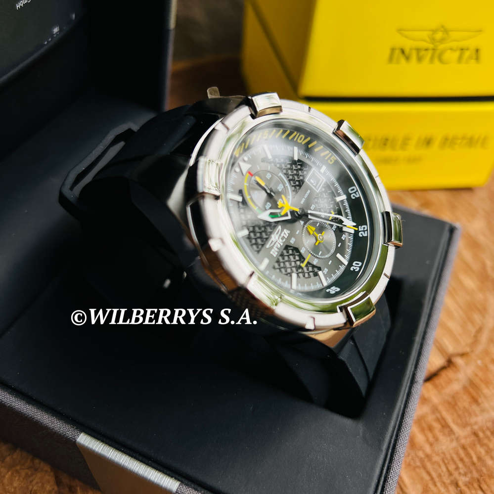 omg!! rrp R7,999.00 INVICTA MEN`S FLIGHT INSTRUMENT 51mm BLACK / SILVER CARBON Watch BRAND NEW