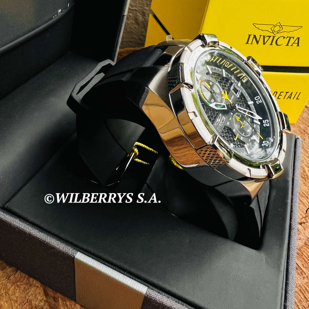 omg!! rrp R7,999.00 INVICTA MEN`S FLIGHT INSTRUMENT 51mm BLACK / SILVER CARBON Watch BRAND NEW